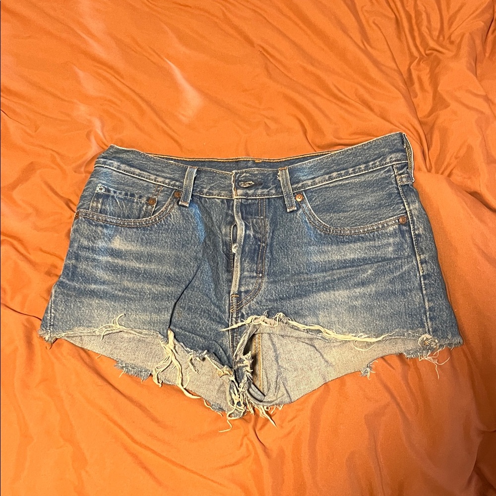 Levi’s Denim Distressed Women Shorts